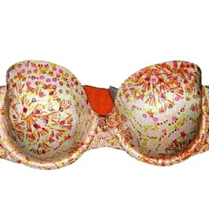 Victoria's Secret Orange Sparkle Bikini Top